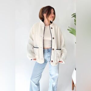 Grey Bandit Montana Black Quilted/Sherpa Reversible Jacket